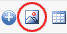 Image Manager button. Icon with hills and a sun